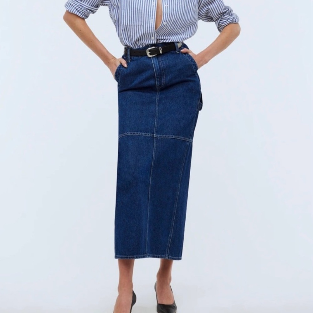 Madewell Denim Maxi Skirt
